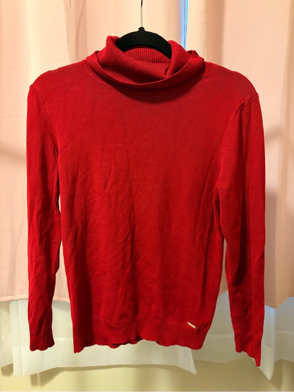 Calvin Klein Red Turtleneck Sweater